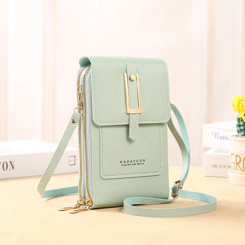 Shoulder bag for cell phones