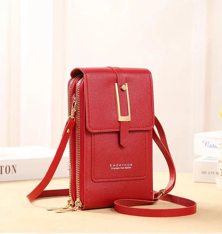 Shoulder bag for cell phones