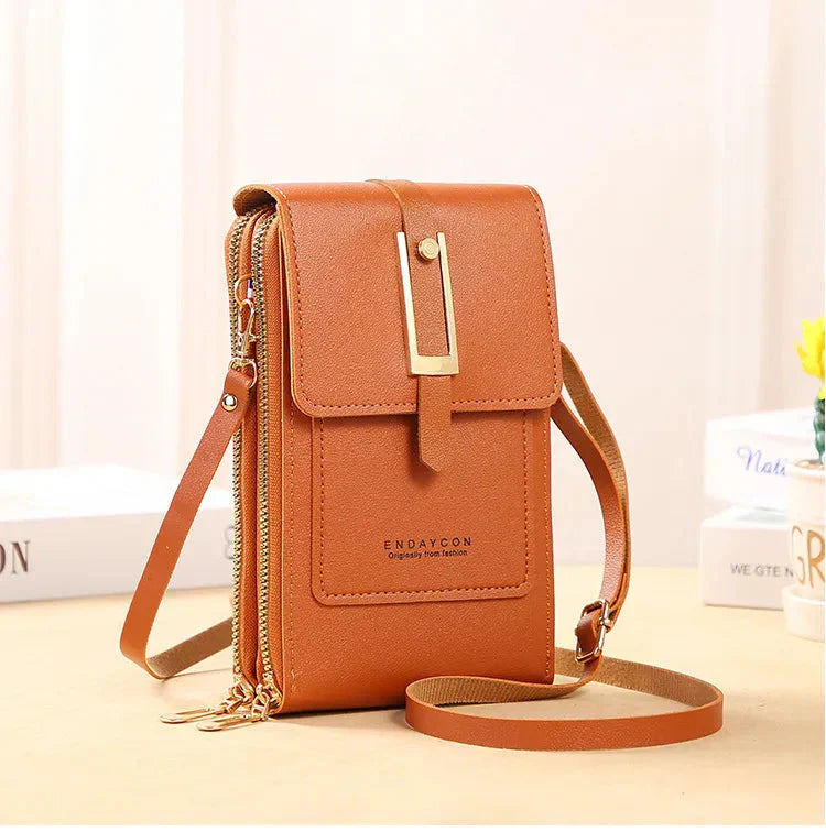 Shoulder bag for cell phones