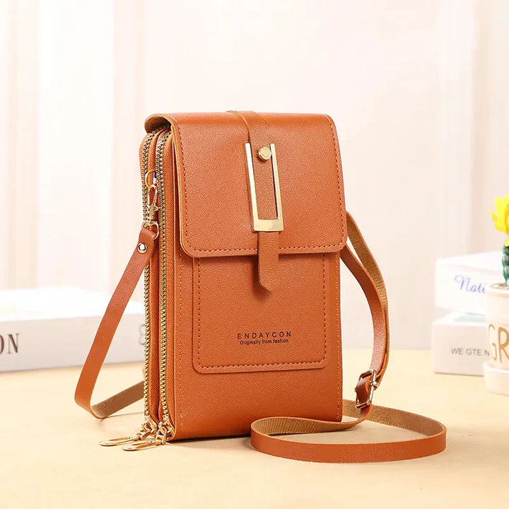 Shoulder bag for cell phones