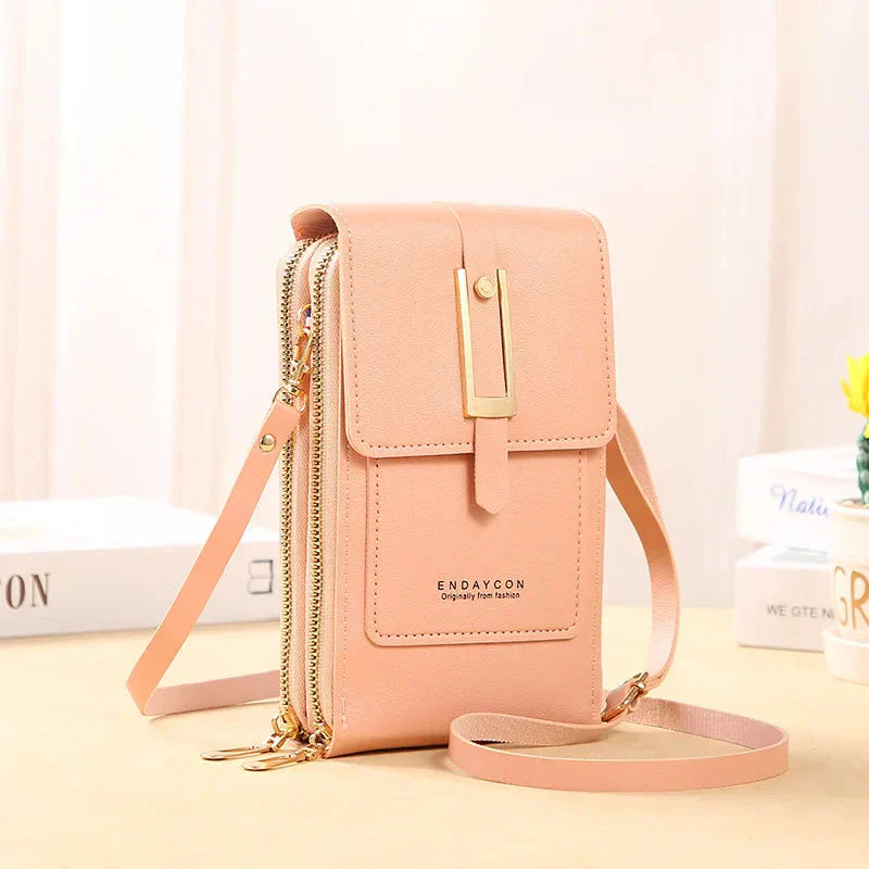 Shoulder bag for cell phones