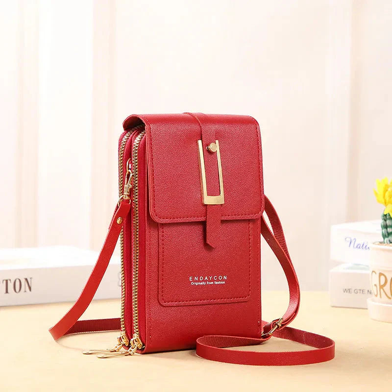 Shoulder bag for cell phones