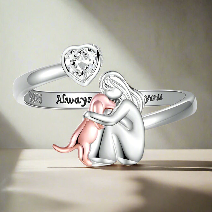 Anne™ - Dog Motif Ring (Pink)