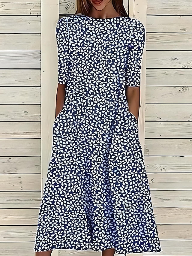 Sela™ – Coastal Blooms Midi Dress